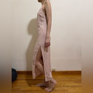 Elegant Pink Slip Dress